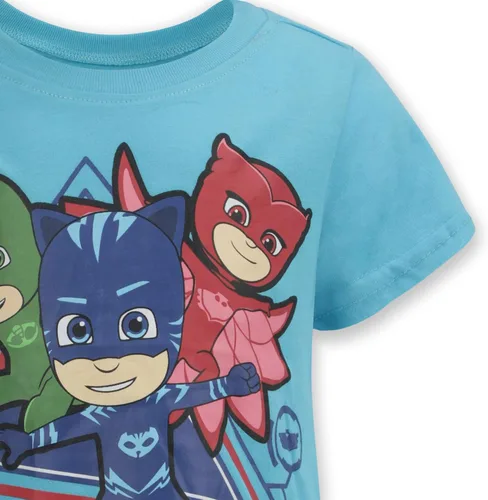 Miniatura 7 de PJ Masks Boys Catboy, Gekko and Owlette 3 Piece Zip Up Hoodie, T-Shirt and Jogger Pants Set for Toddler and Little Kids