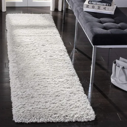 Miniatura 30 de SAFAVIEH Madrid Shag Collection - Alfombra redonda, 6 pies 7 pulgadas, color carbón, diseño sólido, no desprende pelusa y de fácil cuidado, 2 Carbón