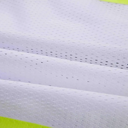 Miniatura 9 de SV2520 - Chaleco de seguridad de malla ultra fresco de lujo, 2 pulgadas reflectante con encuadernación amarilla, cremallera, 9 bolsillos