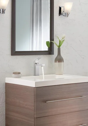 Miniatura 6 de DELTA - Grifo de baño moderno de cromo con un agujero, llave de lavabo de baño con un solo agujero para tocador, accesorio de drenaje de metal tipo