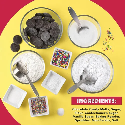 Miniatura 3 de Baketivity Juego de pastel de cumpleaños y decoración para niñas y niños. La caja incluye todos los ingredientes premedidos, velas de cumpleaños