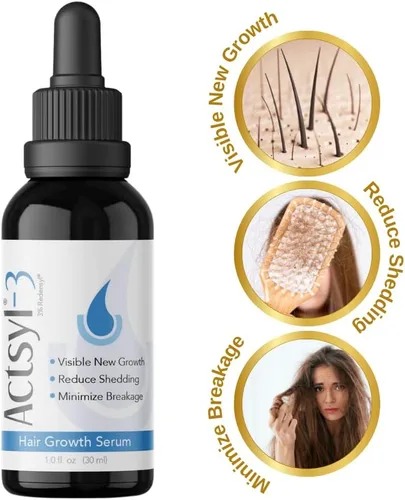 Miniatura 2 de Actsyl -3 Suero para el crecimiento del cabello con Redensyl: crece un cabello más grueso, más completo, más fuerte, reduce la caída y la rotura