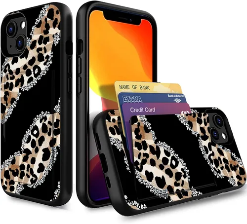 Miniatura 16 de Funda para iPhone Air, funda tipo cartera con ranura para tarjeta oculta, a prueba de golpes, TPU y PC, funda protectora de doble capa para iPhone