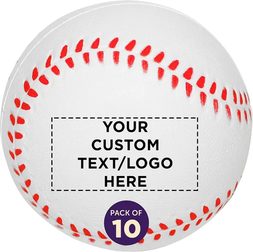 Miniatura 13 de DISCOUNT PROMOS Juego de 10 pelotas de tenis personalizadas con forma de pelota de tenis, paquete personalizado a granel, perfecto para regalos