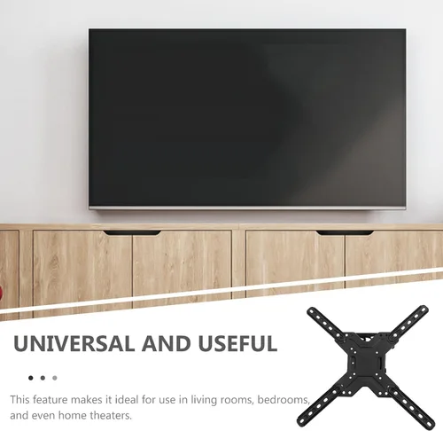 Miniatura 9 de Hemobllo Soporte telescópico de montaje en pared para televisores, pantallas grandes, giratorio, retráctil, de acero laminado en frío, soporte