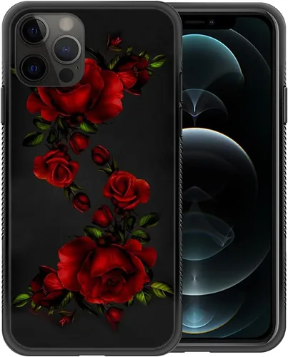 Miniatura 32 de ZHEGAILIAN Funda compatible con iPhone 13 Pro Max, diseño de patrón de policarbonato duro, funda protectora de TPU suave antideslizante para iPhone