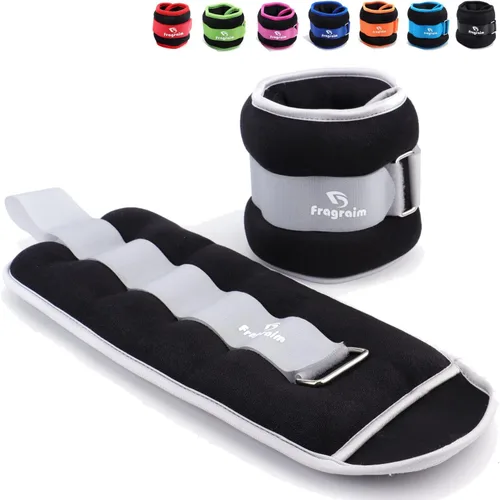 Fragraim - Juego de pesas de tobillo para mujeres, hombres y niños, ideal para entrenamiento de fuerza para muñeca/pierna/brazo, correa ajustable, 1