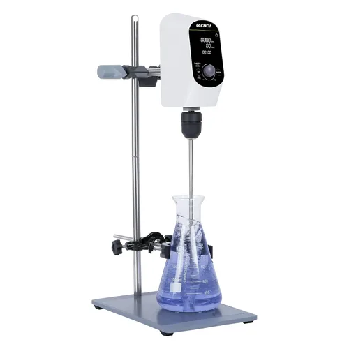 Miniatura 8 de Mezclador agitador eléctrico de arriba de 100-2000 RPM Max.20L (H₂O) Pantalla LCD Mezclador digital agitador superior 10000mPas Potente mezclador
