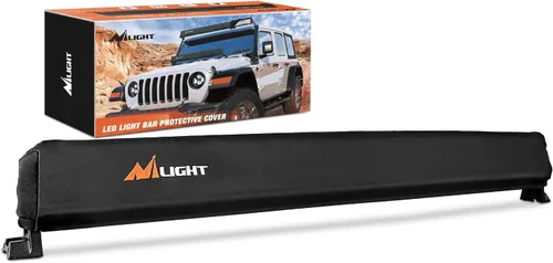 Miniatura 14 de Nilight Cubierta de Luz Pod Redonda de 7 Pulgadas para Conducción Todoterreno, Cubierta Protectora de Cuero Negro de 7.25 Pulgadas de Diámetro