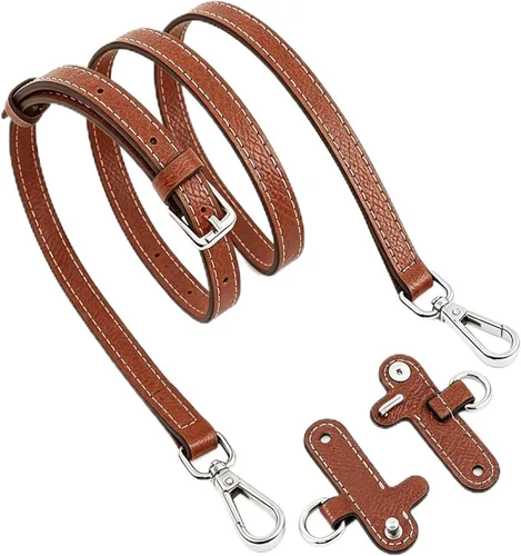 Miniatura 4 de Chispee Correa de hombro para bolsa de cuero, correas de repuesto para bolso cruzado, kit de conversión ajustable para mini bolso Longchamp