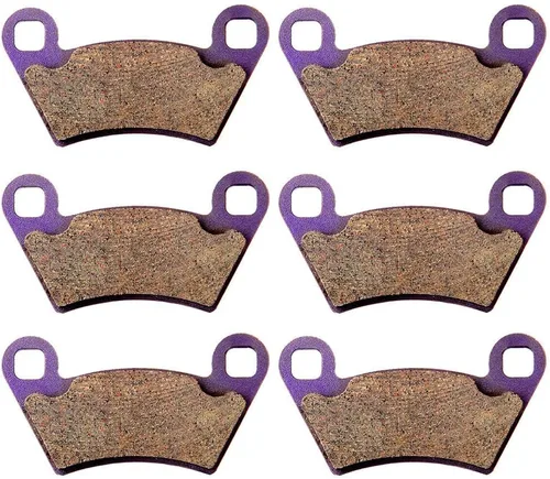 SCITOO FA354 Pastillas de freno para Polaris Brutus 2013-2014 pastillas de freno traseras de fibra de carbono