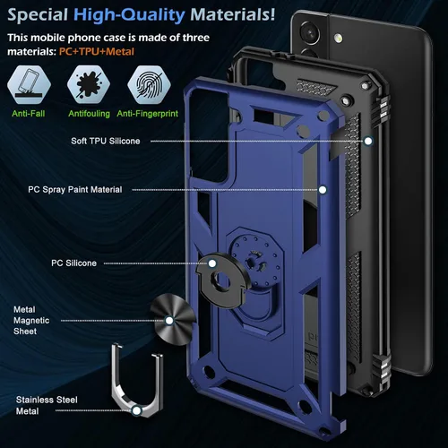 Miniatura 3 de Para Samsung Galaxy S20 FE 5G Funda con protector de pantalla, Funda protectora Galaxy S20 FE de grado militar resistente a golpes de uso intensivo
