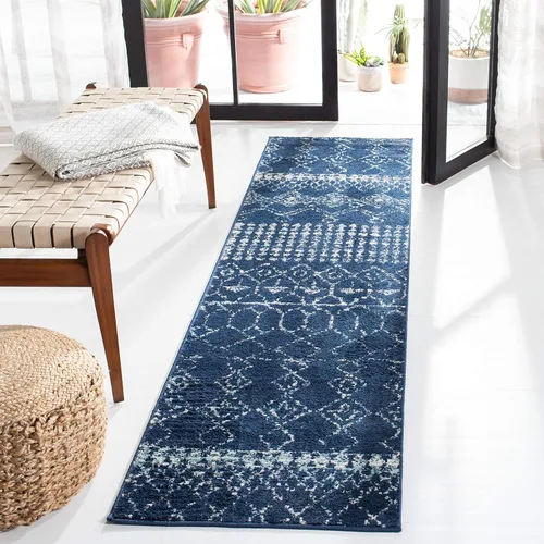 Miniatura 36 de SAFAVIEH Tulum Collection - Alfombra decorativa de 2 x 3 pies, diseño marroquí bohemio envejecido, no desprende pelusa y fácil de limpiar, ideal