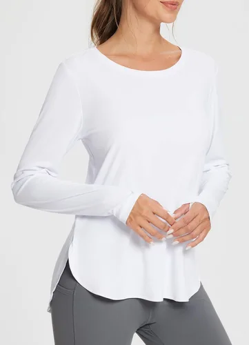 Miniatura 6 de BALEAF - Camisetas de sol de manga larga para mujer, con FPU 50+, para senderismo, ligeras, de secado rápido, protección contra rayos ultravioleta