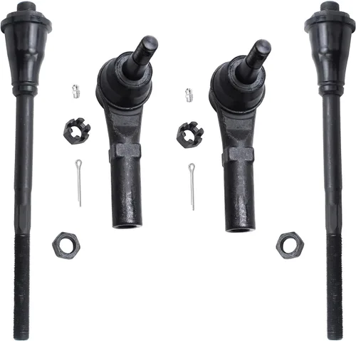 Miniatura 19 de Detroit Axle - 4 barras de acoplamiento delanteras para Kia Forte Koup 14-17, 14-18 Forte Forte5, 4 extremos de barra de acoplamiento exteriores e