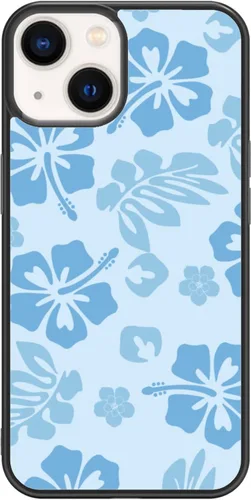 Miniatura 120 de FANXI Funda de teléfono de hibisco azul compatible con iPhone 11 de 6.1 pulgadas, funda protectora a prueba de golpes de TPU con bonita flor azul