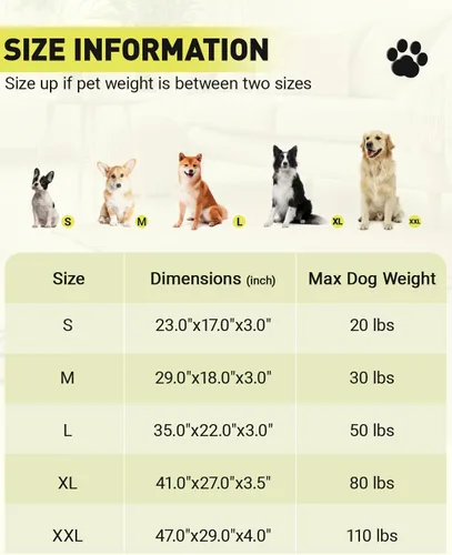 Miniatura 8 de NUPIDA Cama para perro para jaula para perros medianos y grandes, cama lavable a máquina, almohadilla de felpa para perrera con parte inferior Gris