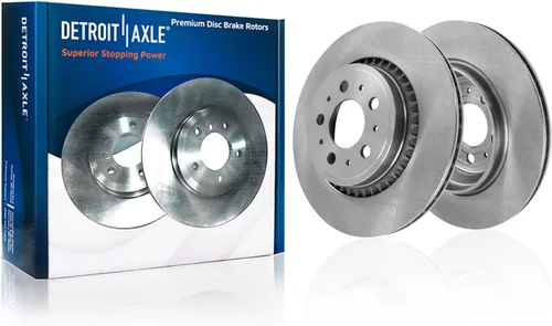 Miniatura 33 de Detroit Axle - Kit de freno delantero para Chevrolet Equinox Pontiac Torrent Suzuki XL-7, 08-10 Saturn Vue, 12-15 Captiva Sport Reemplazo 2008 2009