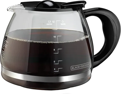 Miniatura 8 de BLACK+DECKER - Jarra de repuesto TC1200B 12 tazas, Cristal, N/A, Negro