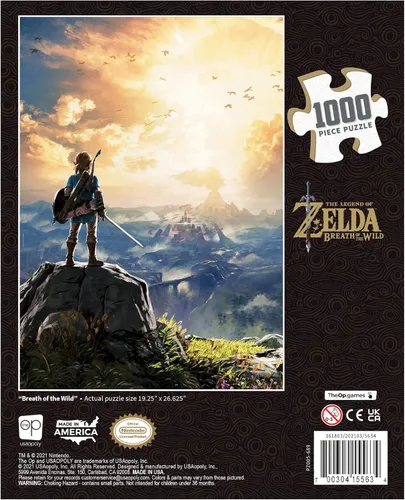 Miniatura 2 de The Legend of Zelda "Breath of the Wild" - Rompecabezas coleccionable de 1000 piezas con enlace de The Legend of Zelda Videojuego con licencia