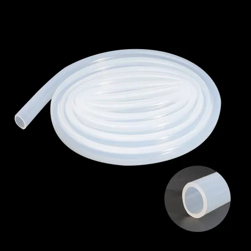 Eoiips Tubo de silicona pura de 1 pulgada de identificación, 1 pulgada de diámetro interior x 1-1/4 pulgadas de diámetro exterior de grado