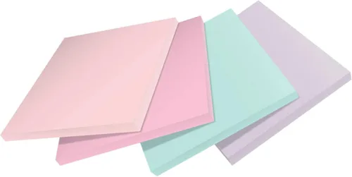 Miniatura 13 de Post-it - Notas superadhesivas de papel 100% reciclado, 3 x 3 pulgadas, 24 blocs, 70 hojas por bloc, pasteles Wanderlust, suministros de regreso a