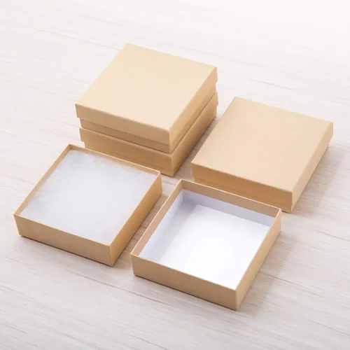 Miniatura 7 de GEFTOL Cajas de regalo de joyería, paquete de 96 cajas de joyería de cartón de 3.5 x 3.5 x 1 pulgadas, pequeñas cajas de regalo para joyas, aretes
