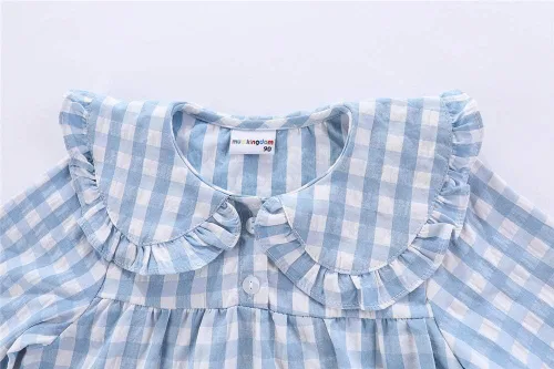 Miniatura 3 de Mud Kingdom Conjunto de pijama Boutique para niñas y niños, ropa de dormir de manga larga con cuello