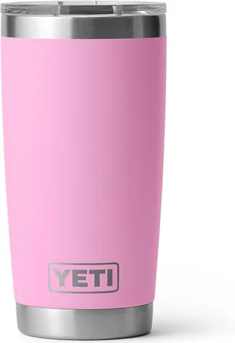 Miniatura 38 de YETI Rambler - Vaso de acero inoxidable con aislamiento al vacío de 20 onzas con tapa MagSlider Todo acero inoxidable