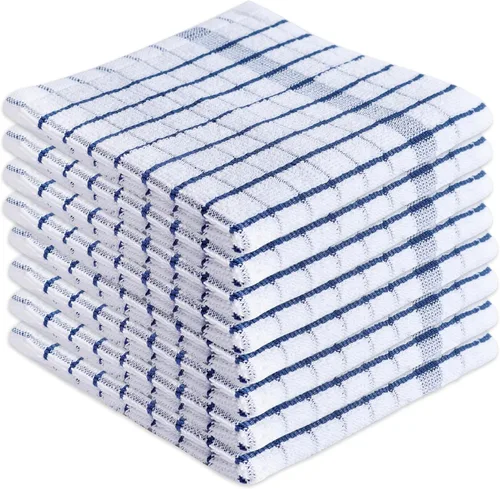 Miniatura 2 de AMOUR INFINI Juego de paños de cocina de 8 unidades - Ultra suaves, altamente absorbentes, paños de cocina de algodón de rizo de secado rápido
