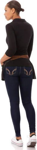 Miniatura 2 de Delantal con pechera Memphis Chef Works, color negro (AB035-BLK-0)