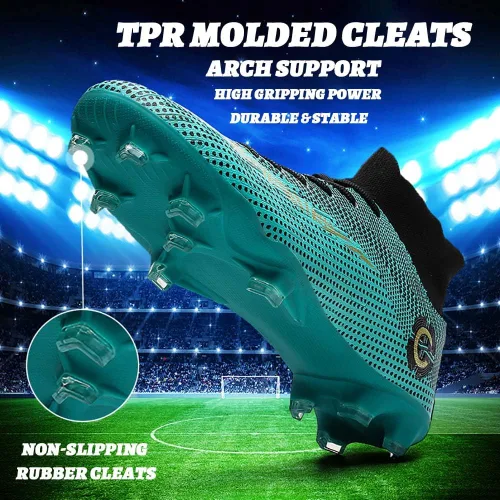 Miniatura 4 de Zapatos deportivos de fútbol para niños y hombres, tenis de fútbol para equipo de fútbol, ligeros, para correr, al aire libre, cómodos