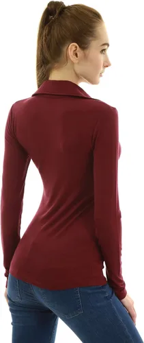 Miniatura 3 de AmélieBoutik Polo de manga larga con cuello en V para mujer