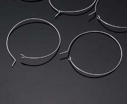 Miniatura 2 de Adabele - 200 piezas de acero inoxidable quirúrgico de grado 316 hipoalergénico de 1.18 pulgadas (1.181 in), suministros para aretes, colgantes