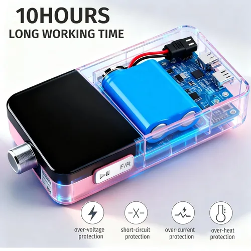 Miniatura 3 de Taladro eléctrico de uñas, portátil, recargable, 35000 rpm, lima de uñas eléctrica, herramientas eléctricas de uñas acrílicas, pulido, eliminación