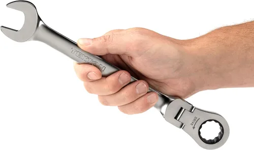 Miniatura 3 de TEKTON Llave combinada con cabeza flexible de 12 puntos de 22 mm WRC26422