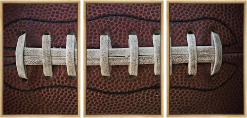 Miniatura 53 de wall26 Lienzo enmarcado para pared, juego de arte de primer plano, detalles de costuras de béisbol, atletas deportivos, fotografía, moderno