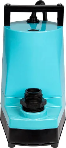 Miniatura 3 de Little Giant 5-MSP 115-Volt 1/6 HP, 1200 GPH Bomba de aluminio manual, cable de 25 pies, azul, 505025