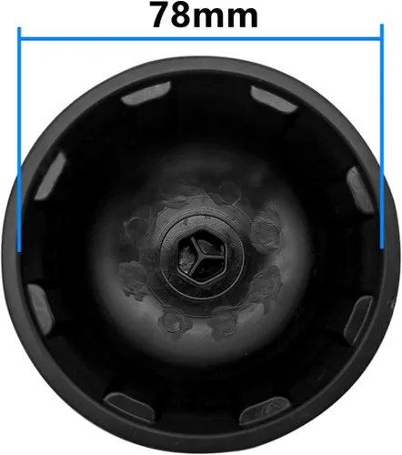 Miniatura 5 de ZKTOOL Llave de rueda para tapa de cubo de rueda compatible con Mercedes-Benz W205 AMG e63 c63 c63s Maybach S65, 2015-2019, llave de extracción