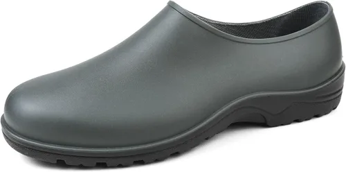 Miniatura 7 de DKSUKO Zapatos de jardín impermeables para hombre, botas de lluvia para hombre, zuecos de jardín para exteriores con suela antideslizante