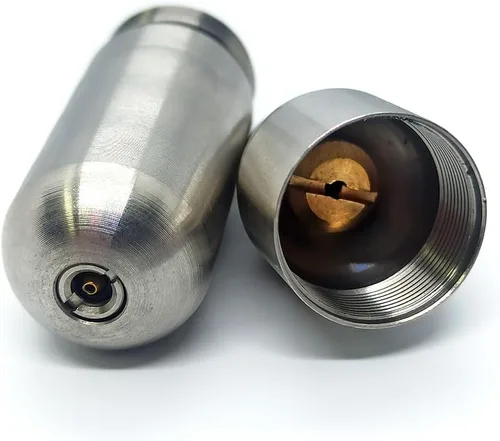 Miniatura 2 de Cartuchos de CO2 recargables de 0.28 oz, cartuchos de CO2 Tanque de CO2 de acero recargable de 0.28 oz de alta calidad para pistolas de Airsoft