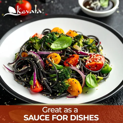 Miniatura 7 de Kevala Tahini negro orgánico – Pasta de sésamo negro sin gluten para alimentos dulces y salados, ideal para mezclar con una pasta de miso, tamaño a
