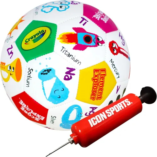 Miniatura 7 de Crayola Balón de fútbol oficial - Unisex Niños - CRAY302BL Zoo Animal Talla 5