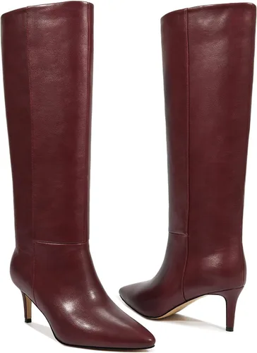 Miniatura 3 de wetkiss Botas altas hasta la rodilla para mujer, con tacón de gatito y diseño de punta puntiaguda, clásicas y sexys