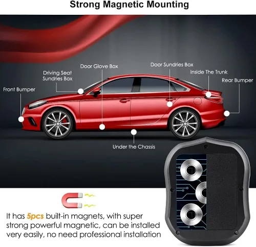 Miniatura 4 de TKSTAR - Rastreador GPS 4G para vehículos, localizador magnético oculto de GPS para automóvil, dispositivos de seguimiento de vehículos en tiempo