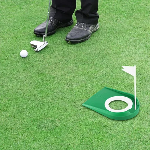 Miniatura 6 de Paquete de 2 tazas de golf con bandera para poner agujeros de golf para interiores