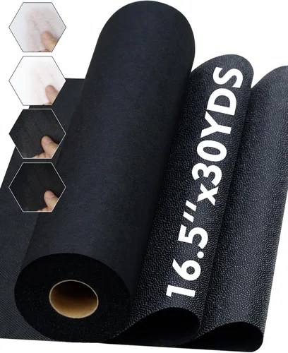 Miniatura 9 de PLANTIONAL Interfaz fusible no tejido no tejido blanco ligero para planchado: 16.5 "x 30yds Interfaz no tejida de peso ligero en poliéster de una