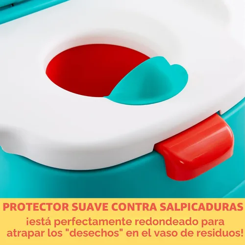 Miniatura 4 de Sesame Street Elmo Hooray - Asiento de inodoro y taburete 3 en 1 para entrenamiento para ir al baño, diseño fácil de limpiar con manija de descarga
