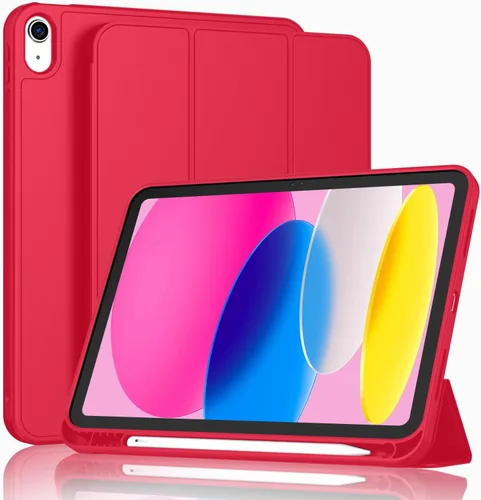 Miniatura 10 de ToaPoia - Funda para iPad (A16) de 11 pulgadas 2025/iPad 10.ª generación de 10.9 pulgadas 2022, cubierta protectora delgada con soporte triple