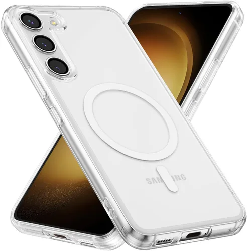 Miniatura 11 de RALEAVO - Funda magnética para Samsung Galaxy S22 [Compatible con Magsafe], cubierta mate y brillante delgada, parte trasera de policarbonato duro